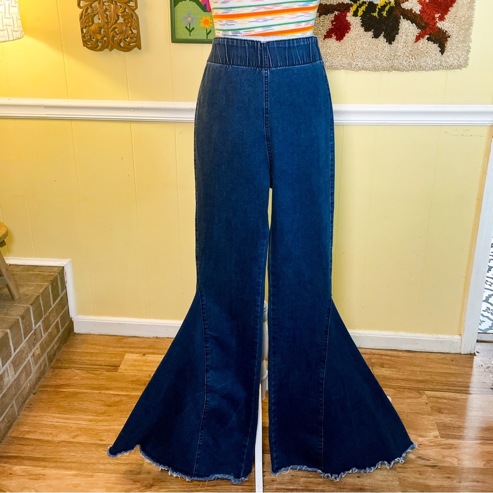 High waisted Super Flare Bellbottoms - Picture 1 of 3